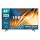 Hisense 43A6HLED 4K Ultra HD Smart TV 43 Inch Black