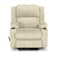 In House Velvet Rocking Cinematic Recliner Chair With Cups Holder - Light Beige - Lazy Troy