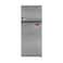 Geepas GRF6021SSXN 465L No Frost Double Door Refrigerator, Durable Low Consumption Fast Cooling &amp; Low Noise, Preserves Freshness, Tempered Glass Shelves, 1 Year Warranty