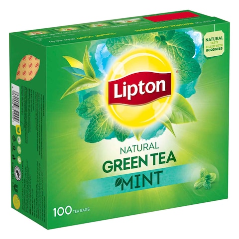 Lipton  Green Tea  Mint,  100 Teabags