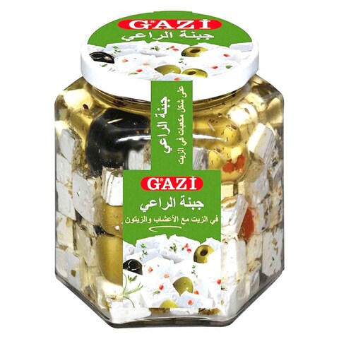 Gazi Soft Cheese Cubes In Oil With Herb 300g