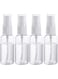 Generic 4-Piece Mist Spray Bottles Clear/White 4x30ml