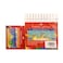 Fabercastel Pencil 2 Pack  12 Wax Crayons  12 Fibretip Color Markers