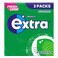 Extra Spearmint Sugar Free Chewing Gum 37.8g x Pack of 3