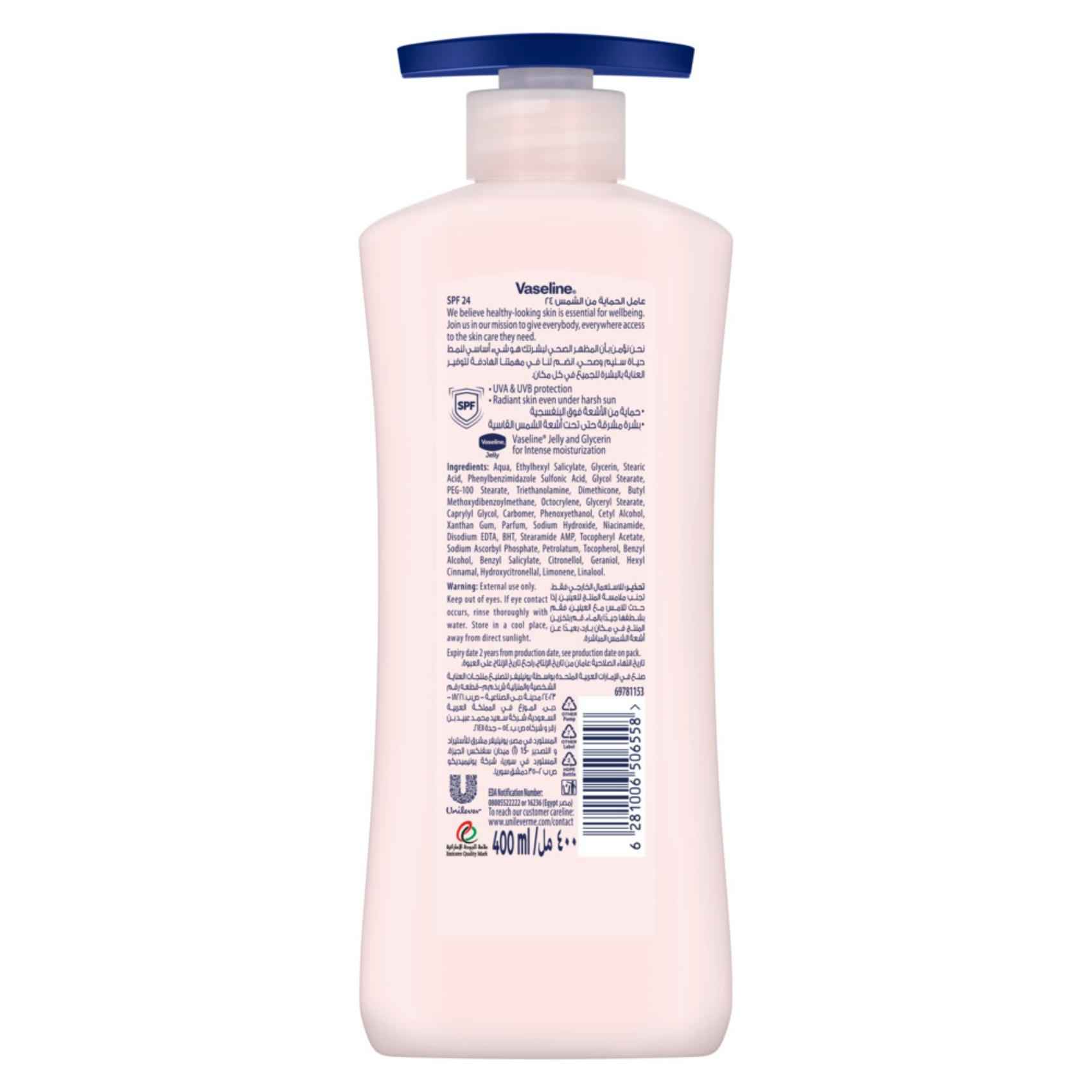 Vaseline Essential Even Tone Body Lotion SPF 24 400ml