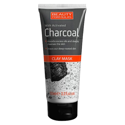 Beauty Formulas Charcoal Clay Mask Black 100ml