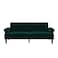 In House Nutella 2 In 1 Sofabed Linen Upholstered - Dark Green
