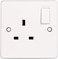 UK Tenby Single Pole Socket Switch 13A - 245637