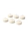 Generic 6-Piece Led Tealight Set White 8X4X13cm