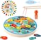 ESSEN Magnetic Wooden Fishing Game Toy for Kids Toddlers