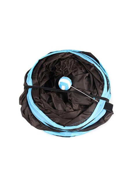 Generic 3-Way Foldable Cat Tunnel Toy With Hanging Ball My157202