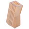 6 Slots Knife Block Large Beech W