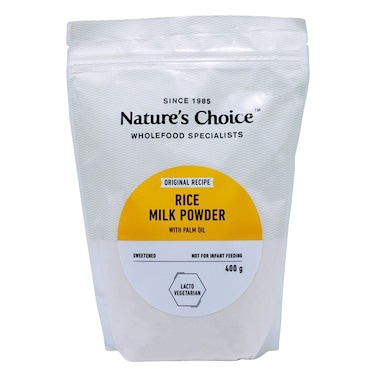 NATURE&#39;S CHOICE RICE MILK P.400G