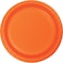 Creative Converting Touch of Color Paper Round Luncheon Plates 24-Pieces- 10-Inch Size- Sunkissed Orange
