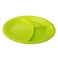 Gab Plate Divide Lime Green 26CM