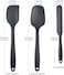 Cuisine Art Silicone Spatula Set - 6 Piece Non-Stick Rubber Spatula Set, Heat-Resistant Spatula Kitchen Utensils Set for Cooking, Baking and Mixing