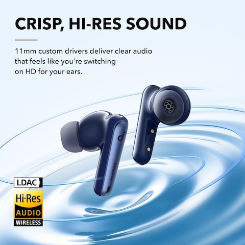 soundcore by Anker Liberty 4 NC Wireless Noise Cancelling Earbuds Blue