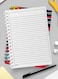 Lowha Spiral Notebook With 60 Sheets And Hard Paper Covers With Rustic Style Mug Design, For Jotting Notes And Reminders, For Work, University, School