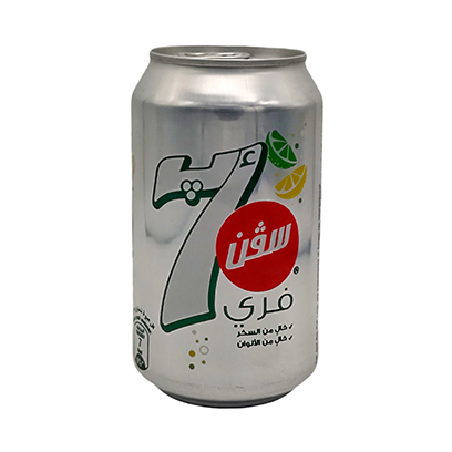 7 Up Soft Drink Diet Can 330ML