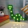 Dinosaur Marquee LED Night Light Green 31.5cm