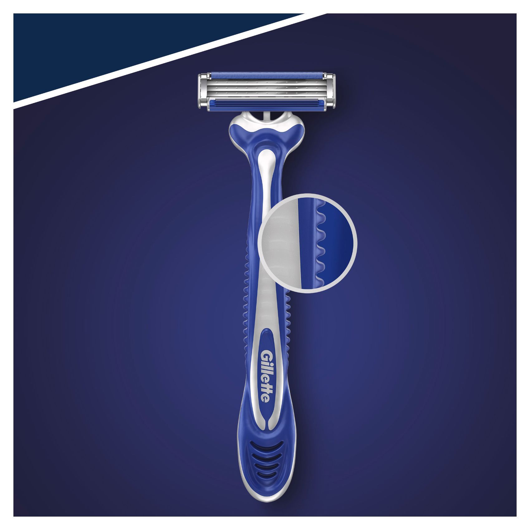Gillette Razor Blue 3 Blades Comfort Disposable 8 Pieces product thumbnail 3