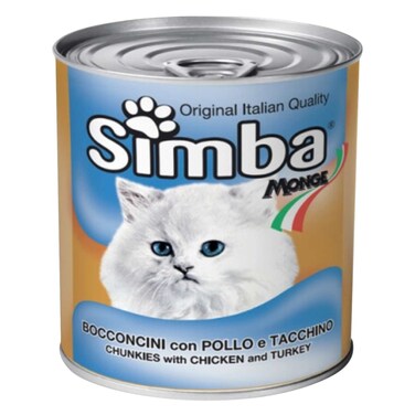 Simba Chicken And Turkey With Chunks Adult Cat Food 720g