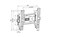 TILTED WALL BRACKET 15-32"
