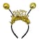 New Year Tinsel Headband Gold