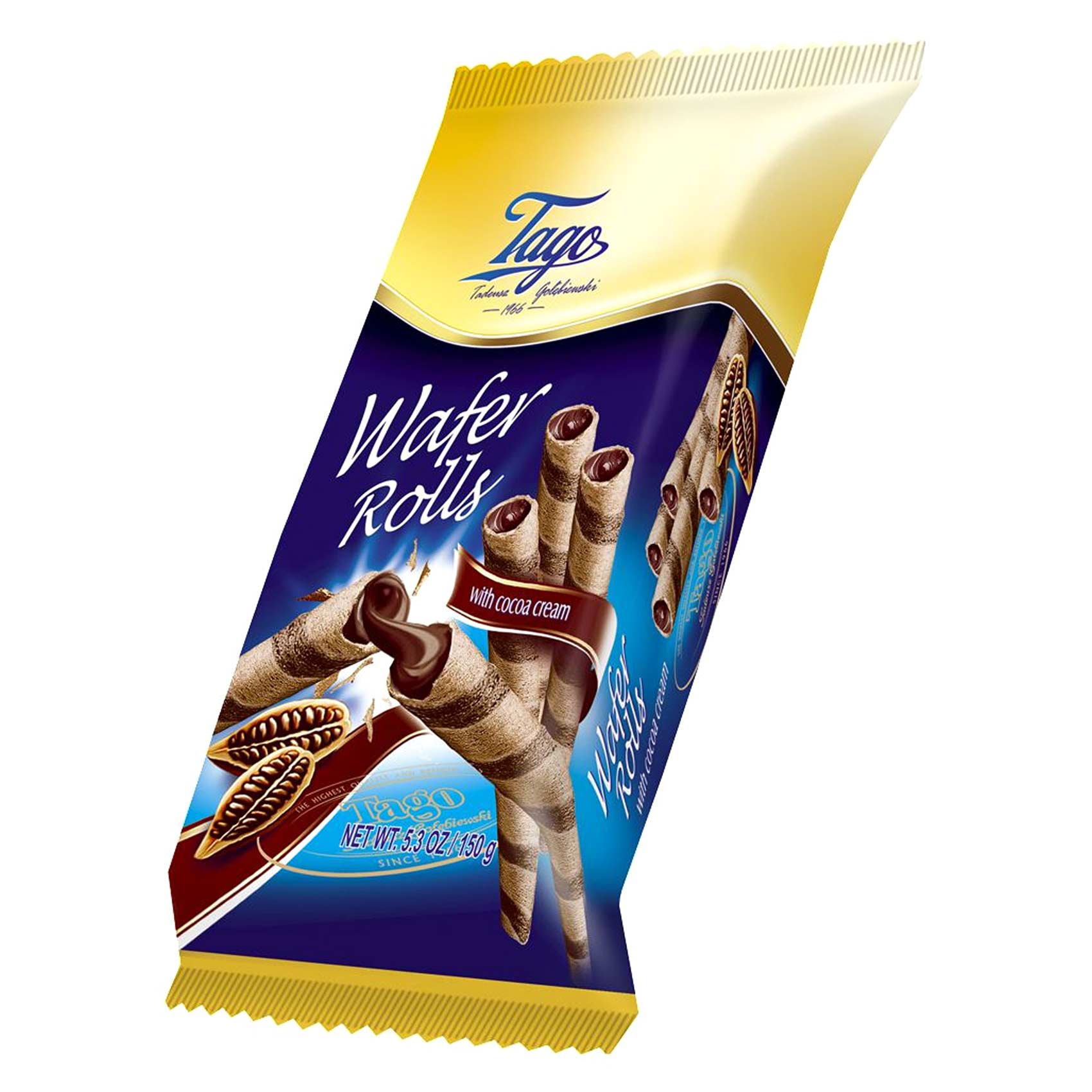 Tago Wafer Rolls Cocoa Cream 150 Gram product thumbnail 2