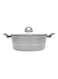 Royalford Casserole With Lid Grey/Clear 30centimeter