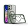 Moxedo Magnetic Protective Case 360 Protection Clear Case Hard PC with Built-in Strong Magnets Compatible with MagSafe Designed for iPhone 11 6.1 inch (Green)