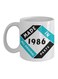 muGGyz Printed Ceramic Coffee Mug White