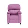 إن هاوس كرسي استرخاء ثابت منجد بالمخمل - بنفسجي فاتح - NZ71