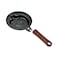 Assorted Shapes Non-Stick Mini Fry Pan Black 12cm