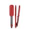 Rush Brush X6 Steam Hair Straightener - Red
