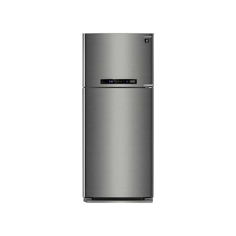 ثلاجة شارب ديجيتال نوفروست - 450 لتر - ستانلس غامق - SJ-PV58G-DST
