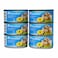 Carrefour Light Meat Tuna Chunks in Sunflower Oil 185g x Pack of 6