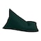 In House Ilkay Velvet Bean Bag Chair - Small - Dark Green