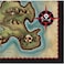 Pirates Map 16 pcs Beverage Napkins