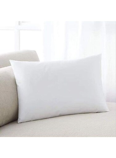 Krude 100% Microfiber Supersoft Microfiber Press Pillow Polyester, White 48X70cm