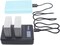 DMK Power LP-E8 1150mAh (1) Battery and (1) TC-USB1 Single USB Charger for Canon EOS 550D 600D X4 X5 T2i T3i etc Cameras (2Pcs BatterIES + LCD Double USB + CASE)