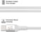SCOSCHE Ci4B1WT-SP Strikeline MFi Certified Premium Charge & Sync Braided Cable for Lightning and USB-C Devices 1-ft. White