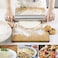 Kitchen Roller for Baking Fondant, Cakes, Pastry, Bakery, Pizza and Fondant, Flour and Professional Dough Rolling Pin (6 Inches), Stainless Steel Material