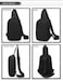 Chest bag , shoulder bag , backpack , fashion bag of POSO genuine 325
