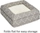 Midwest Homes For Pets Cat Cube - Cat House/Cat Condo In Fashionable Mushroom Diamond Print, 15.5Lx15.5Wx16.5H Inches