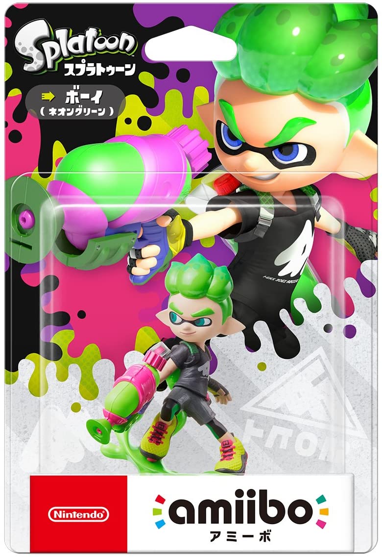 نينتيندو NINTENDO Amiibo Inkling Boy Neon