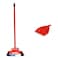 Tonkita Spazio Indoor Broom With Dustpan Red Pack of 2