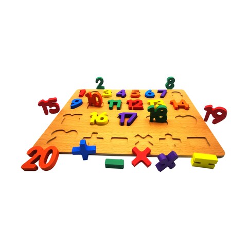 Wooden Toy basic Math Game Educational Toy Puzzle