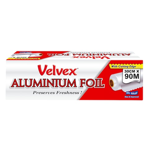 Velvex Aluminium Foil 30cmx90m