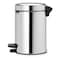 Brabantia NewIcon Pedal Bin Brilliant Steel 5L